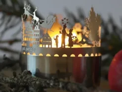 Aufsatz für Teelicht im Schmuckumschlag