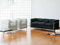 Cassina 2 Fauteuil Grand Confort, petit modèle, deux places