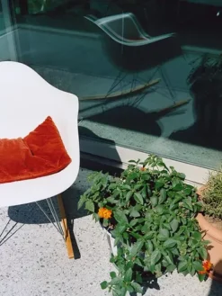 Eames Plastic Armchair RAR Schaukelstuhl