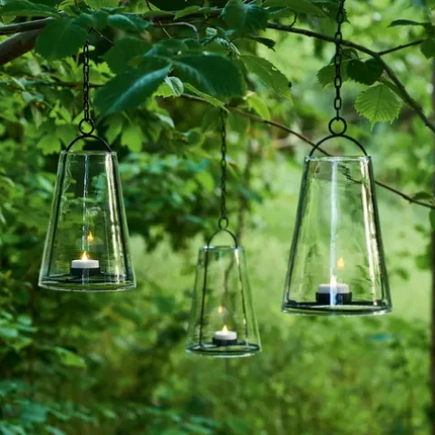 Laterne mit LED-Kerze Albert