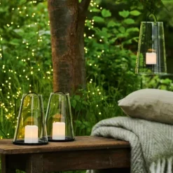 Laterne mit LED-Kerze Albert