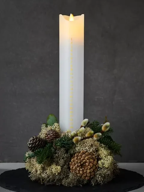 LED-Kerze Sara Calendar