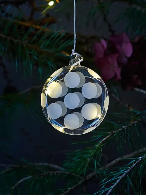 LED-Weihnachtsanhänger Polka